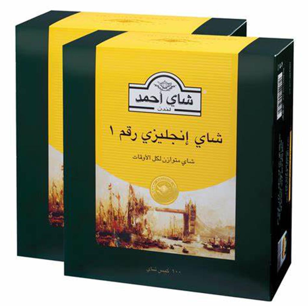 شاي أحمد انجليزي رقم 1 100فلته *2 جم